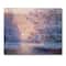 Designart - Winter Landscape With The RiverOriginal - Lake House Print on Natural Pine Wood